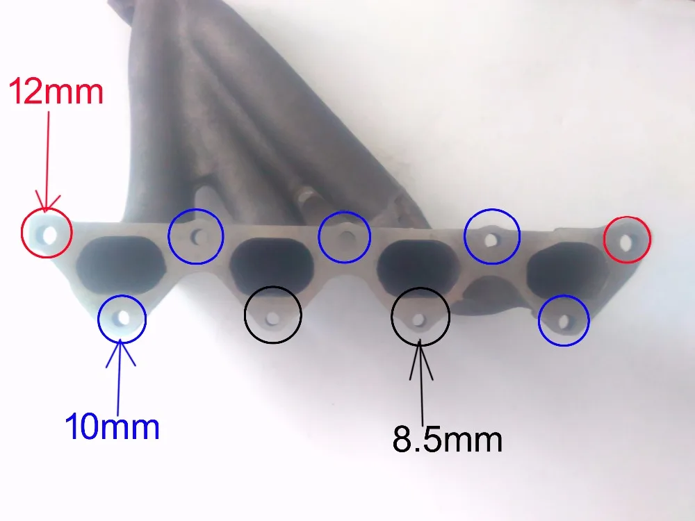Выпускной коллектор 4G64 с прокладкой коллектора для Mitsubishi V31 |