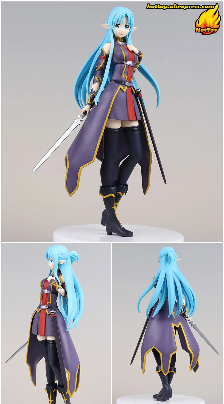 100% оригинальная фигурка Banpresto SQ Yuuki Asuna ALO ver. (специальный цвет) от &quotSword Art Online II