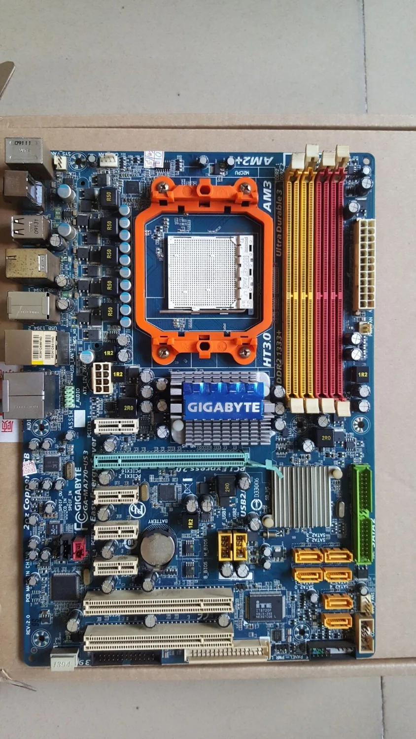 Оригинальная материнская плата для Gigabyte GA-MA770-US3 RVE2.0 DDR2 AM2 AM2+ AM3 MA770-US3 материнская плата GAMA770-UD3 MA770-UD3