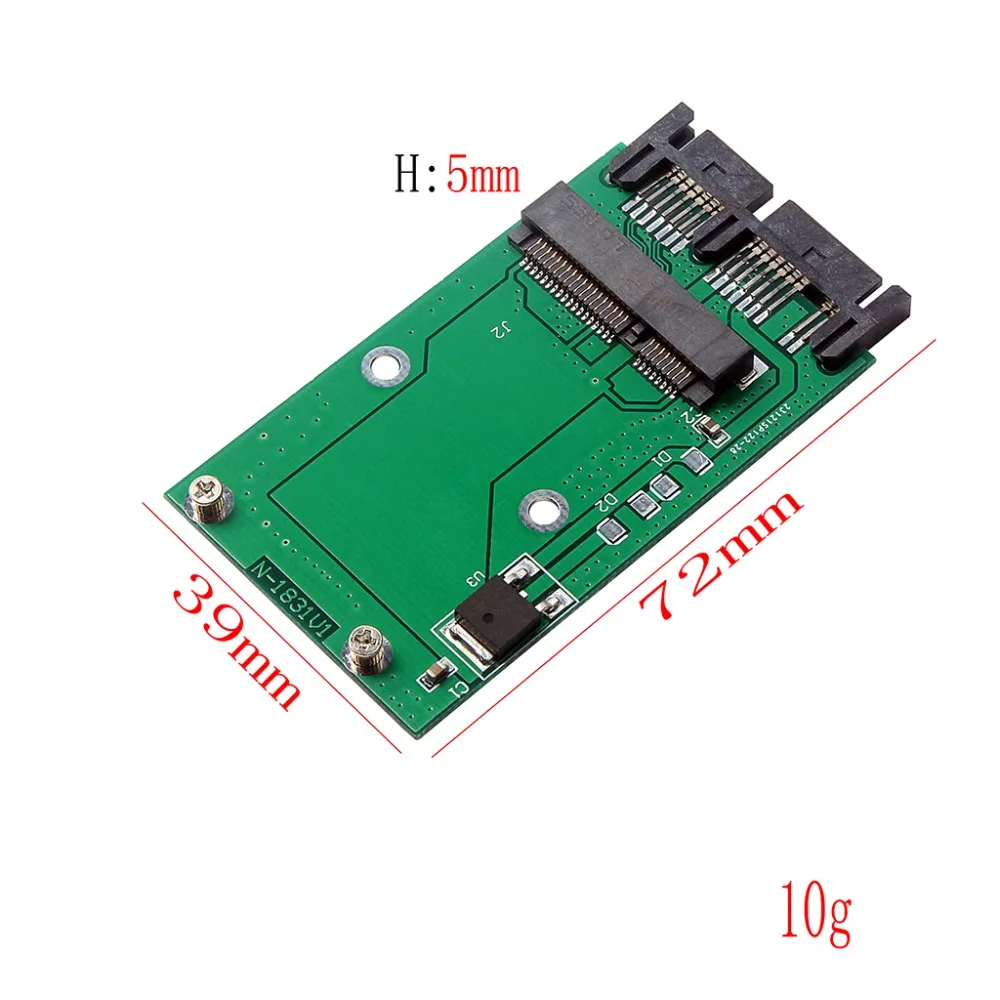 Mini PCIE pci e express 2 Lane ssd M.2 NGFF SSD до 1 8 &quotMicro SATA 7 + 9 16pin АДАПТЕРНЫЕ Карты PCBA|Компьютерные