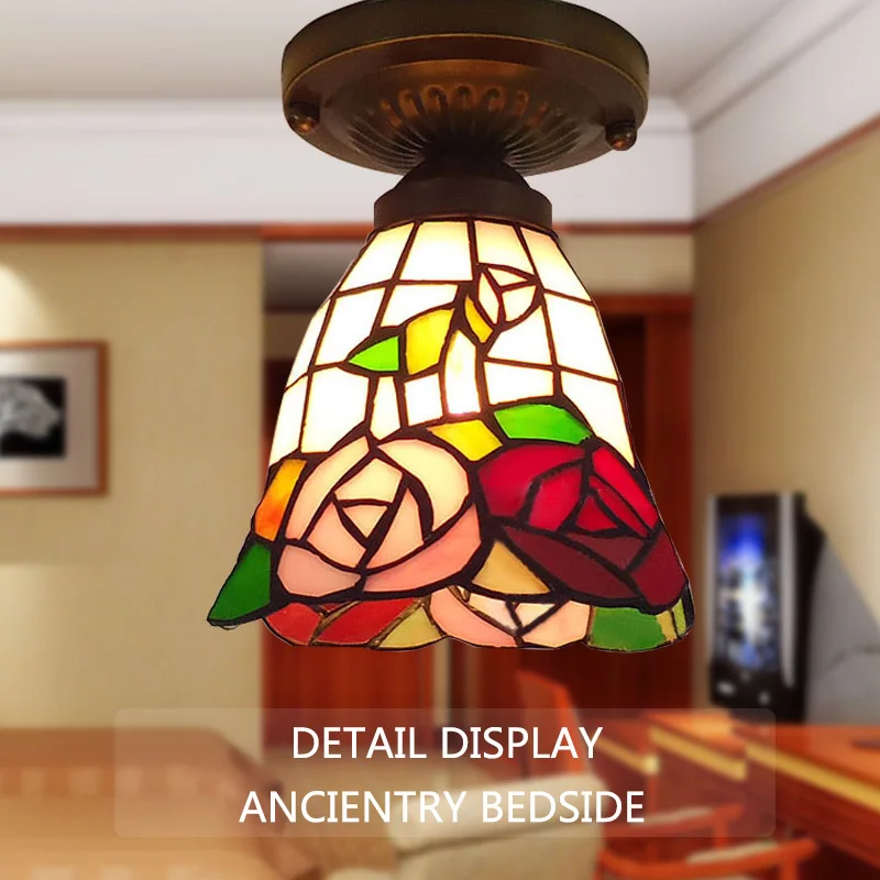 Стильные маленькие потолочные светильники в старинном средиземноморском стиле