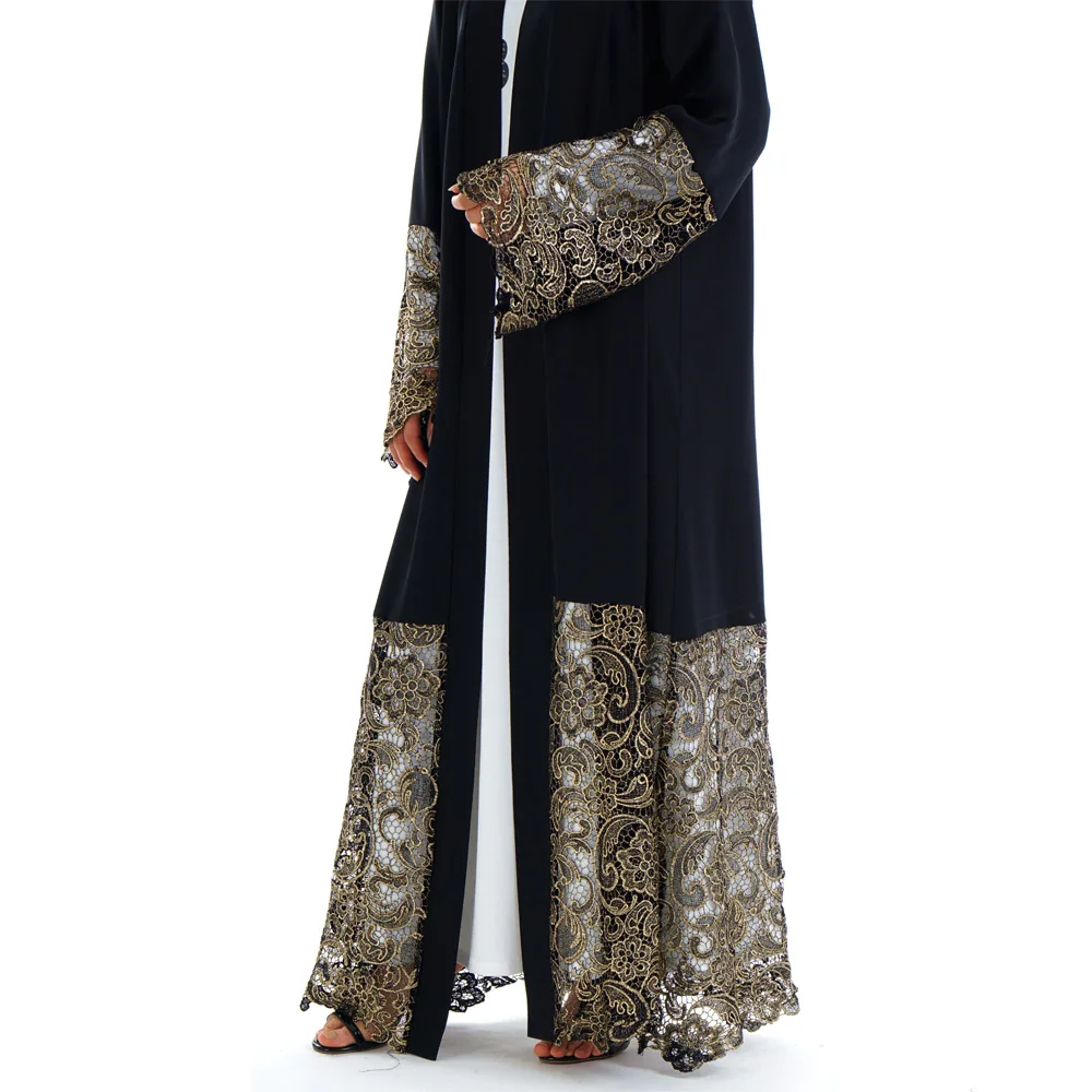 2019 новые летние женские мусульманские платья длинная юбка Кардиган роскошная