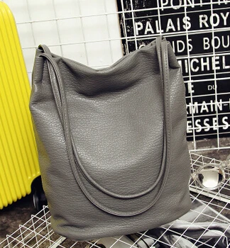 Новая вместительная сумка-мешок для осени и зимы с мягкой поверхностью магнитной