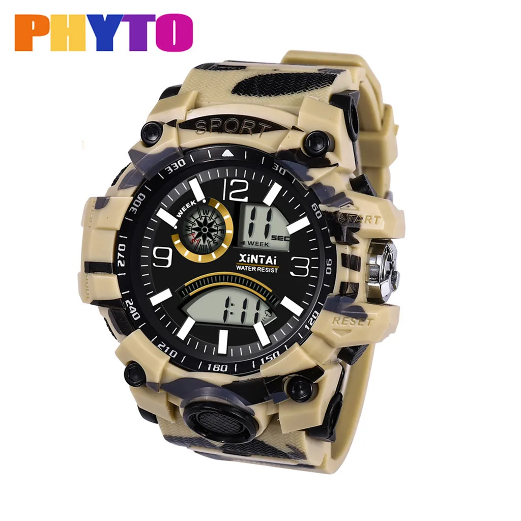 Saatleri Мода High-End Multi-function 30 M Электронные Водонепроницаемые часы элегантный аналоговый роскошный спортивный высокое качество@ 5