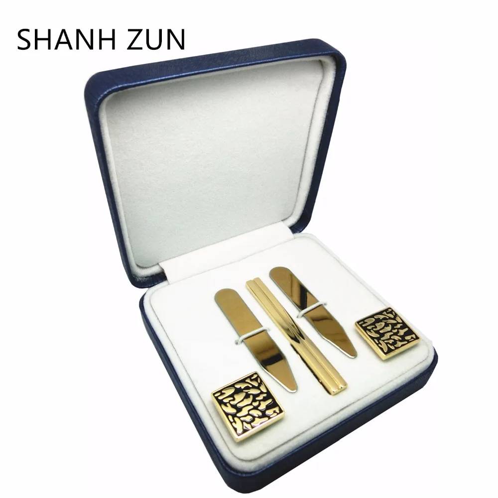 Модный подарочный набор SHANH ZUN для мужской одежды рубашка (воротник из