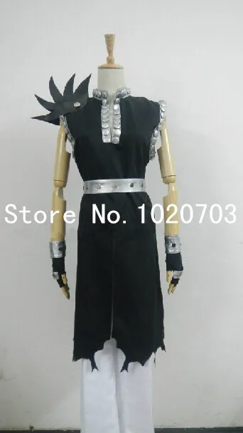 Маскарадный костюм Gajeel Redfox с хвостом пальто + брюки перчатки|pants cheap|gloves childpants short |