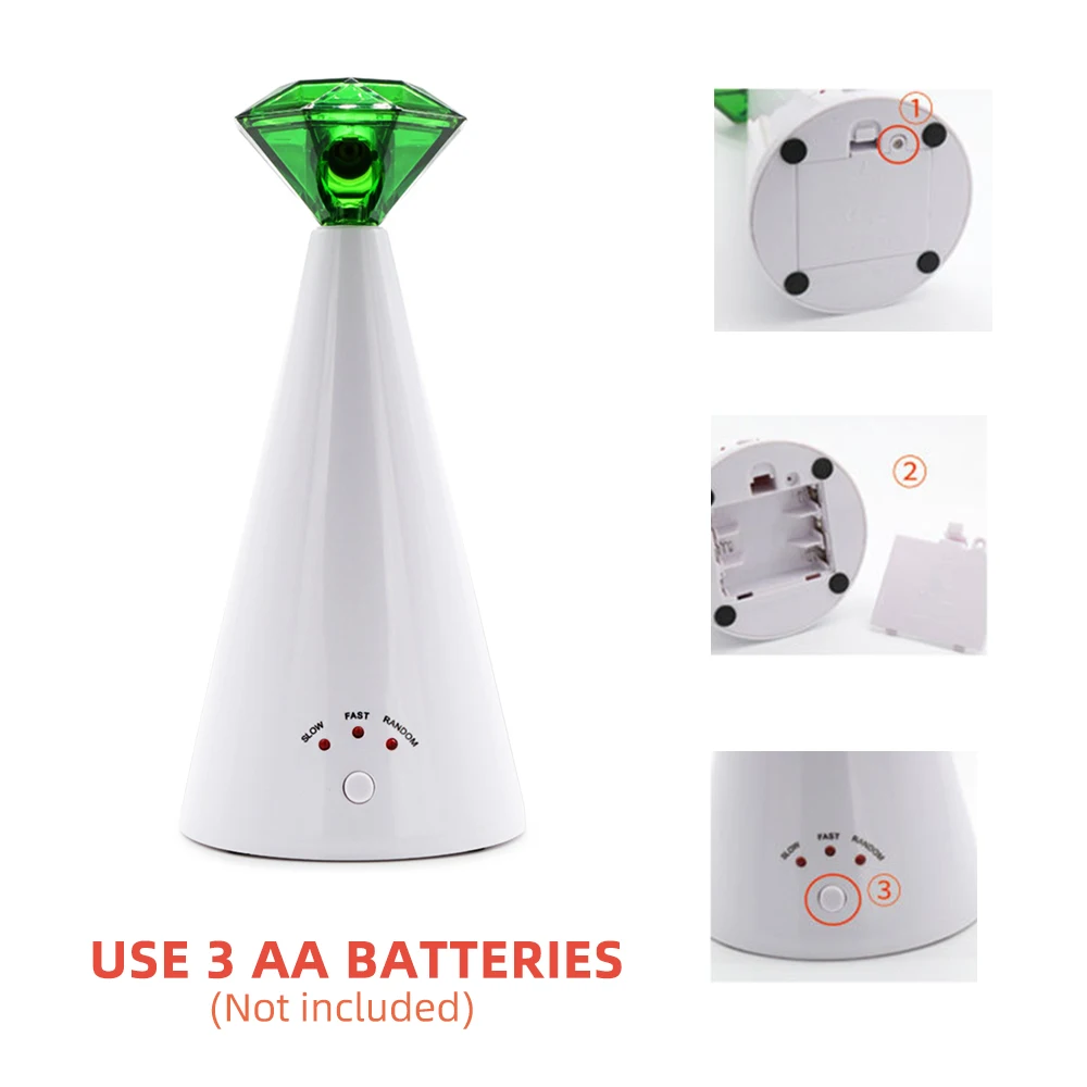 Электрическая игрушка для домашних животных Интерактивная лазерная указка