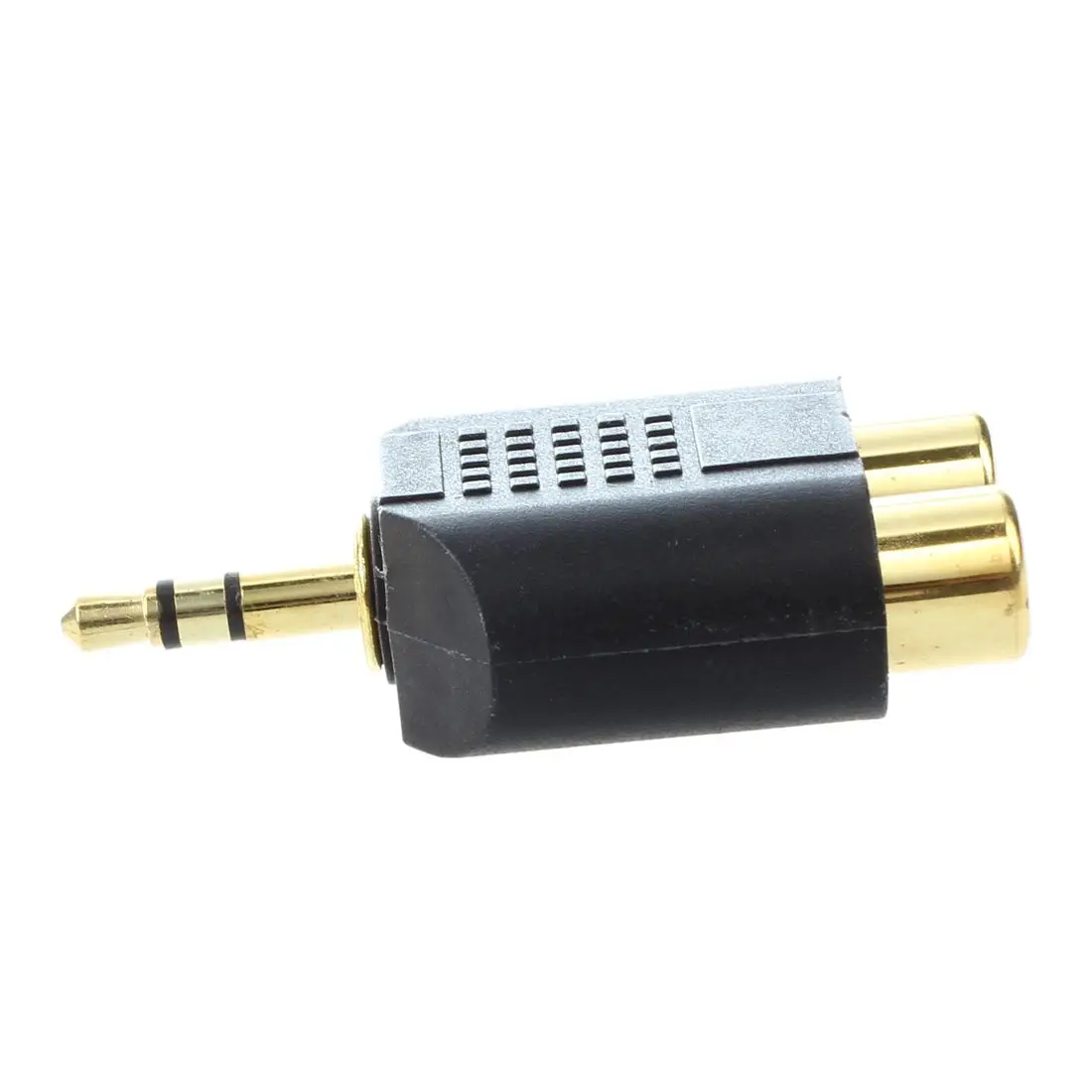 2x RCA Женский до 1x3 5 мм штекер аудиосигнала адаптер|phono|phono rcaphono jack |