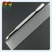 easynail 1pcs nail file cuticle spoon remover manicure trimmer cuticle pusher stainless steel nail toolshigh quality