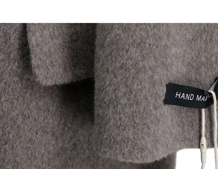 2018 осеннее женское модное пальто из шерсти и кашемира | Женская одежда