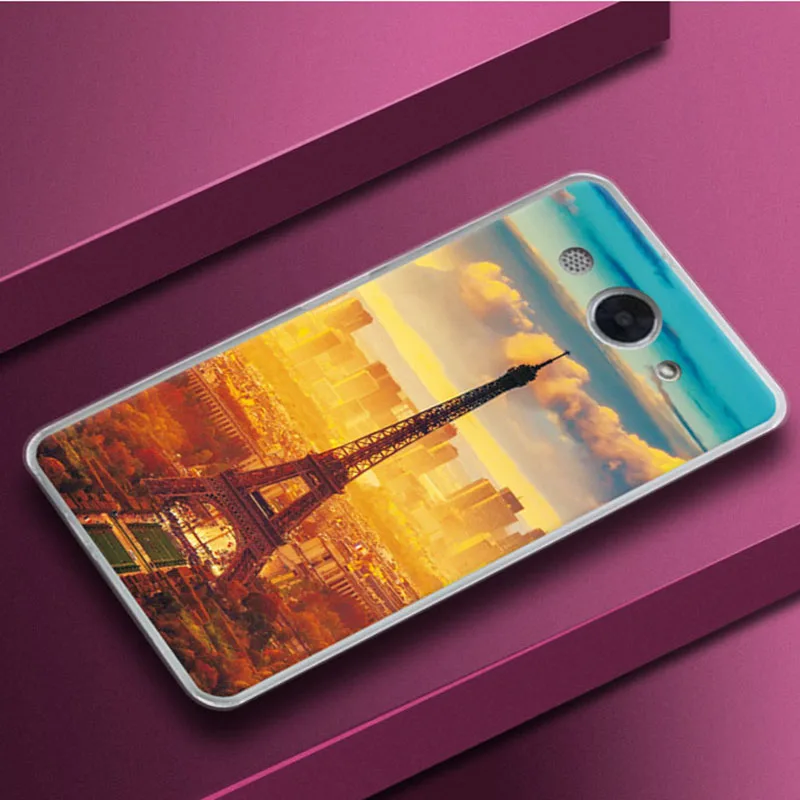 Мягкий чехол для телефона из ТПУ с экзотическим природным пейзажем huawei Y3 2017
