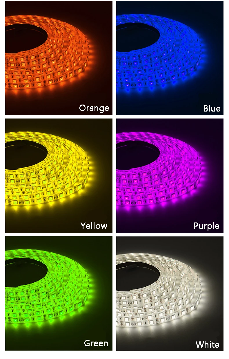 ASEER Светодиодная лента 5050 DC12V 60 светодиодный s/m гибкий светодиодный свет RGB RGBW 5050 Светодиодная лента 300 светодиодный s 5 м/лот, совместимый Alexa, Google Home, IFTTT