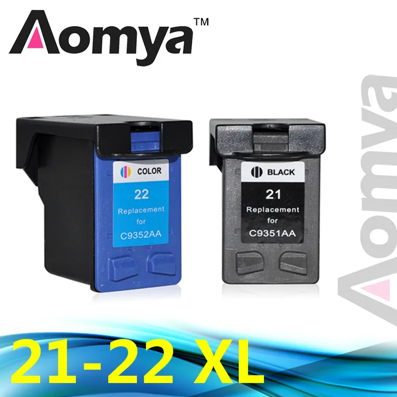 Aomya картридж 21 22 XL совместимый для hp Deskjet 3915 D1530 D1320 F2100 F2280 F4100 F2180 F4180 без OEM |