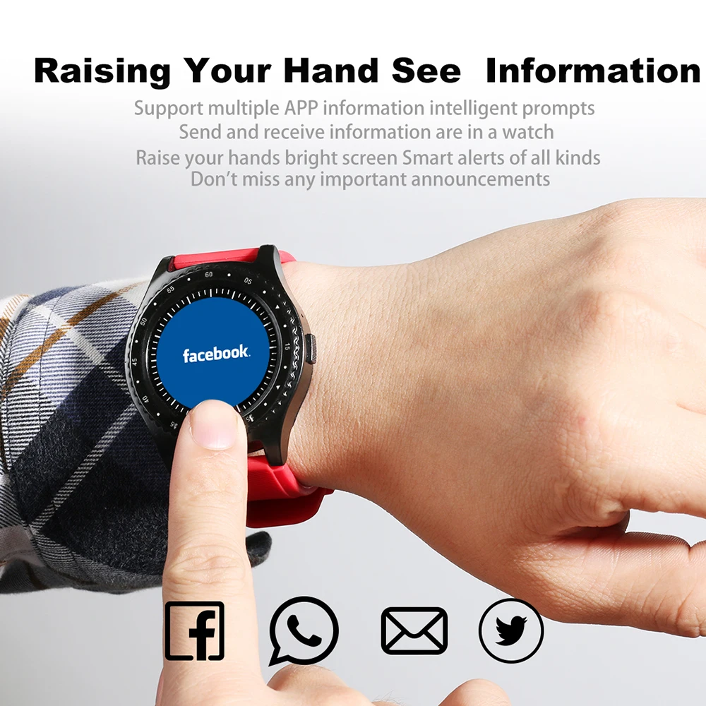 L9 Смарт часы Круглый Smartwatch Поддержка Android IOS с TF sim карты вызова шагомер Камера Sleep