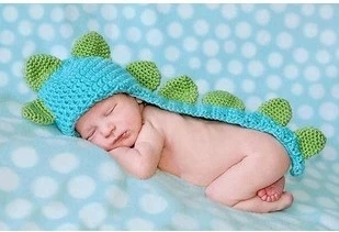 Костюм кроше ромпер с динозавром синий Профессиональная фотография новинка