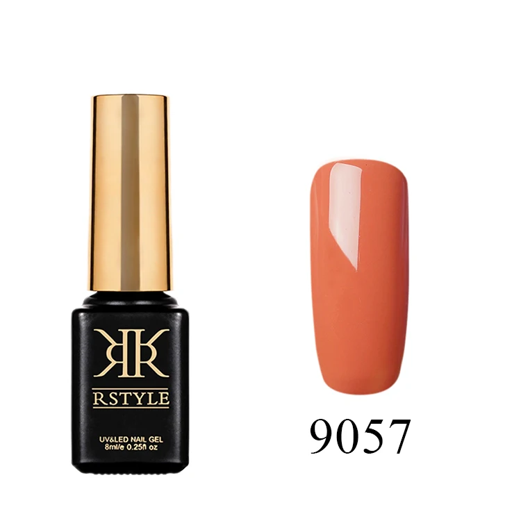 SC9057 RSTYLE коричневый темно-красный цвет 8 мл гель-лаки для ногтей 30 одноцветное цвета доступны УФ гель лак для ногтей прочного Макарон художественный - Цвет: SC9057