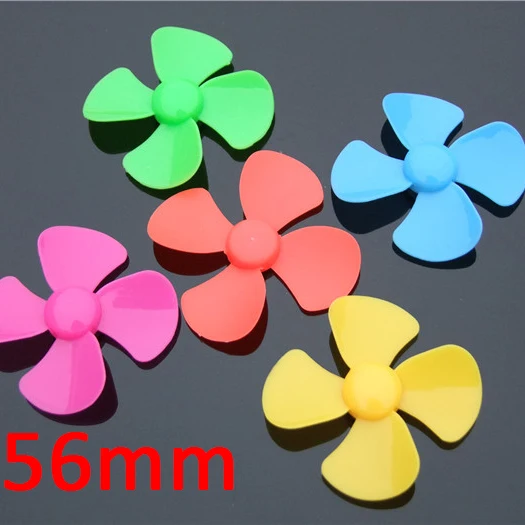 

5 pcs/lot 56mm 4 Leaf Propeller Blades for RC Boat DIY Prop