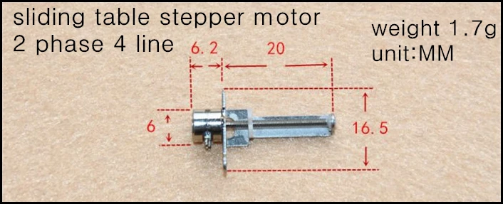 5 шт. (импортный) шаговый микромотор для раздвижного стола скользящий лист