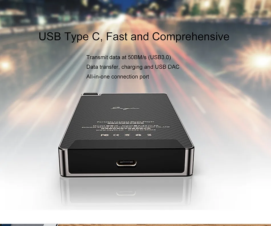 Cayin I5(+ кожаный чехол бесплатно) DAC 384 кГц/32 бит DFF DSD FLAC Android Bluetooth WiFi Портативный HiFi музыкальный плеер без потерь