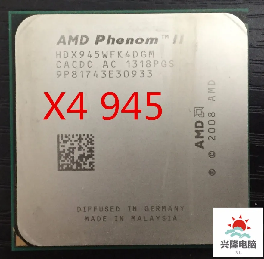 Процессор AMD Phenom II X4 945 cpu 3,0 GHz Socket AM2+/AM3 938-pin L3/6 M Quad-CORE