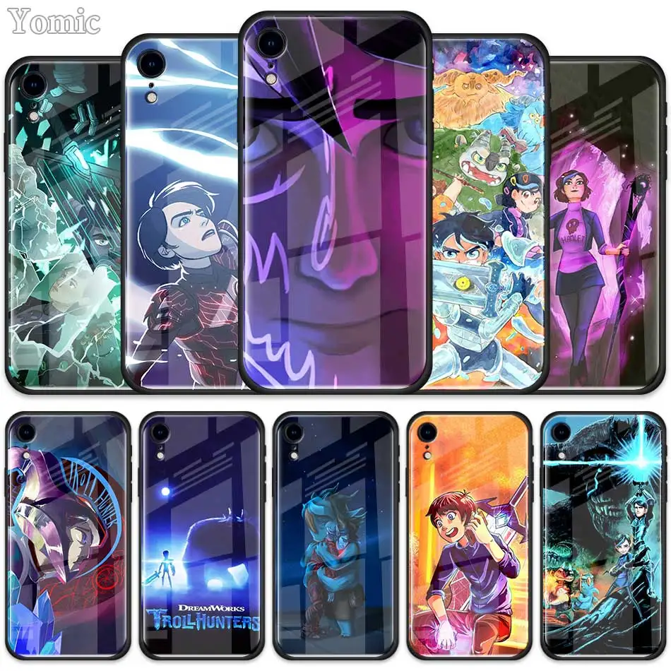 Trollhunter Tales of Arcadia чехол из закаленного стекла для Apple iPhone XR 7 8 6 6 S Plus X XS MAX чехол для сотового телефона