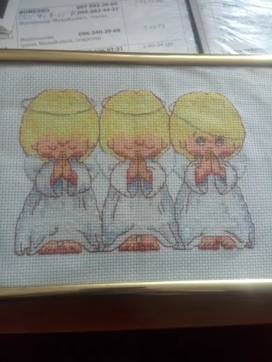 The pray little angels Вышивка крестом посылка 18ct 14ct 11ct перламутровая Белая Ткань хлопковая нить вышивка DIY рукоделие ручной работы