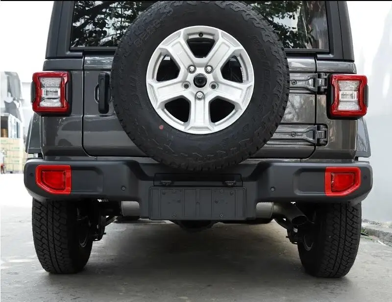 Для Jeep Wrangler JL 2018 2 шт. Высокое качество ABS хром автомобильная задняя фара
