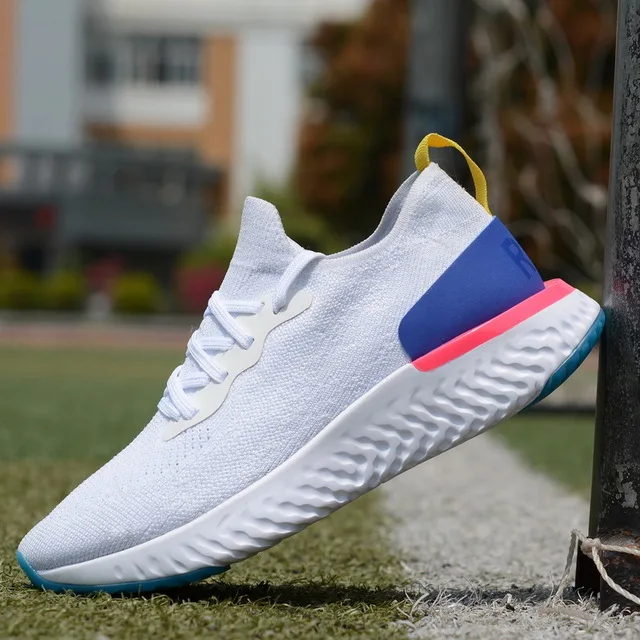 Кроссовки для мужчин и женщин Epic React обувь Flyknit уличные спортивные кроссовки дышащая сетка пара ботинок женская обувь для бега - Цвет: 5