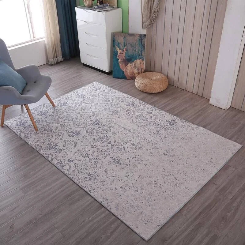 Потертый Шикарный Большой Европейский Винтажный ковер Противоскользящий