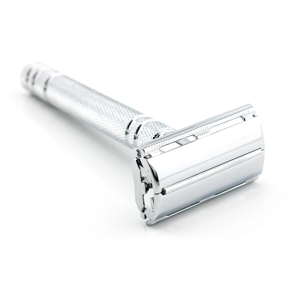 

Double Edge Safety Razor Shaving Razor Manual Razor Classic Style Brass Long Anti Slip handle 9306-L WEISHI 8PCS/LOT NEW