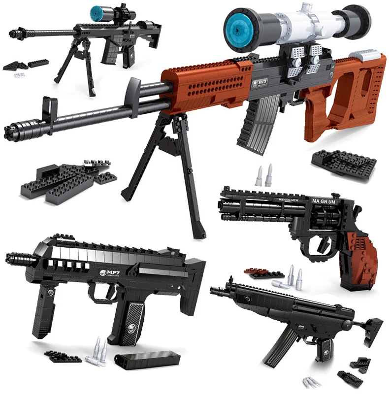 617 шт. DIY Nerfs Elite пистолет AK47 пистолет-пулемет карабин Игрушечная модель пистолета