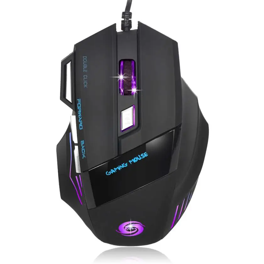 Del 5500 dpi светодиодный D LED оптическая USB Проводная игровая PRO мышь Мыши компьютерные