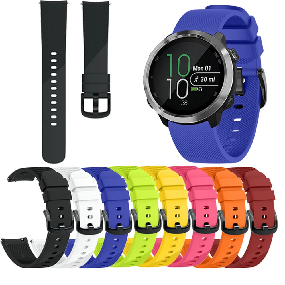 Силиконовый ремешок для Garmin vivoactive 3 Forerunner 645 сменный ремешок для часов Huami Amazfit Bip Youth Band