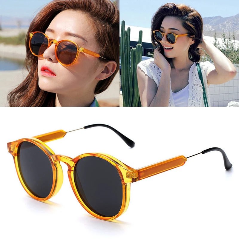 

JackJad 2020 New Fashion Vinatge Retro Round Sunglasses Women Brand Design Popular Street Snap Sun Glasses Oculos De Sol 3185