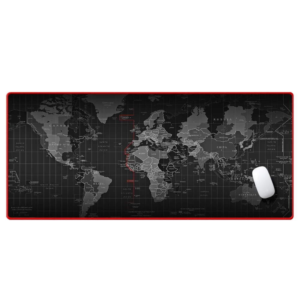 Игровой коврик для мыши с закругленными краями большой ПК компьютер ноутбук