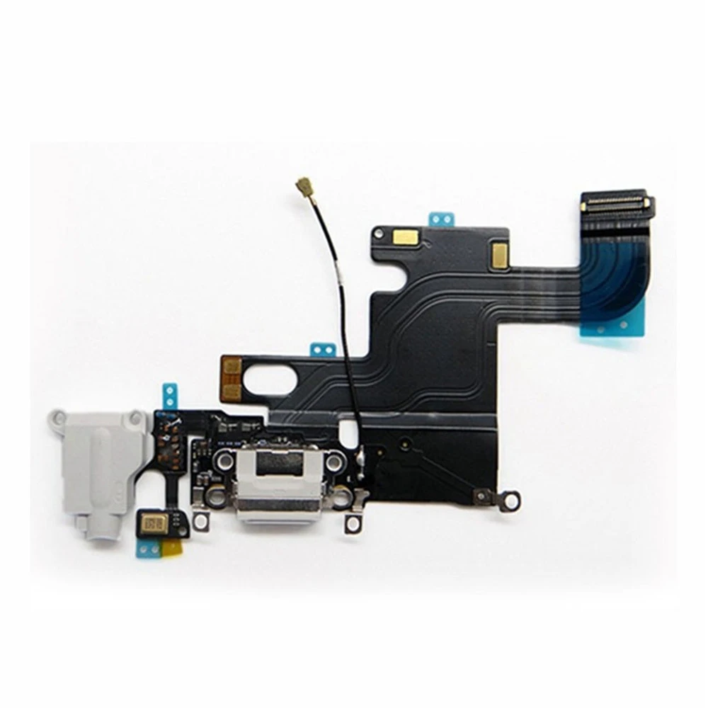 Usb порт для зарядки док станция с разъемом наушников гибкий кабель iphone 6 4 7 дюймов