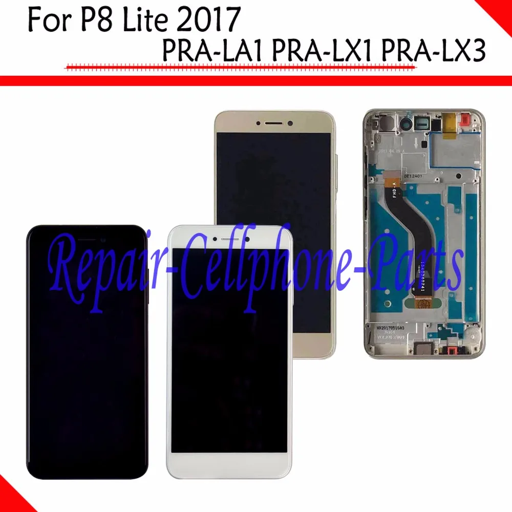 Полный ЖК-дисплей дисплей + Сенсорный экран Digitizer рамка C в сборе для Huawei P8 Lite 2017