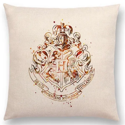 Hogwarts Final Fantasy Breathing Wild Jellyfish Thunderbird Cat, фламинго, волшебные акварельные принты, Наволочка на диванную подушку, чехол