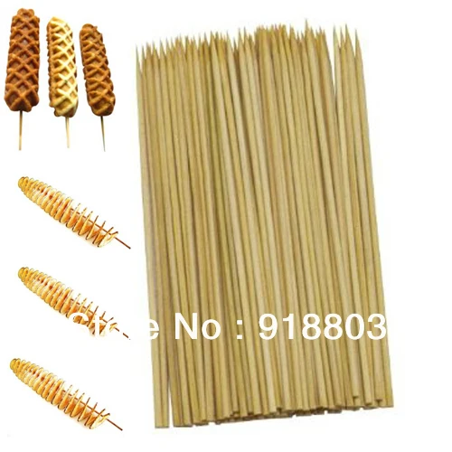 Бамбуковые шампуры 14 дюймов для вафель/картофеля/конфетного хлопка|bamboo pole|bamboo