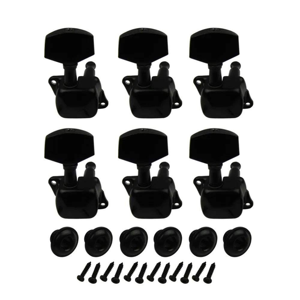 FLEOR 6 шт. 6R полузакрытый народная Акустическая гитара колышки машинные головки