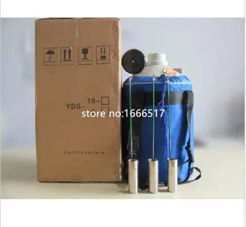 Бак для хранения жидкого азота LN2 30L статический криогенный контейнер с рукавом