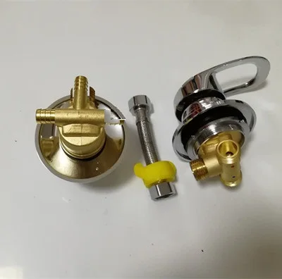 2 ways Intubation Настенный 2/3/4/5 способа розетки шунтирующий клапан смеситель для душа винт или интубации душевая кабина душевая комната латунный смеситель - Цвет: 2 ways Intubation