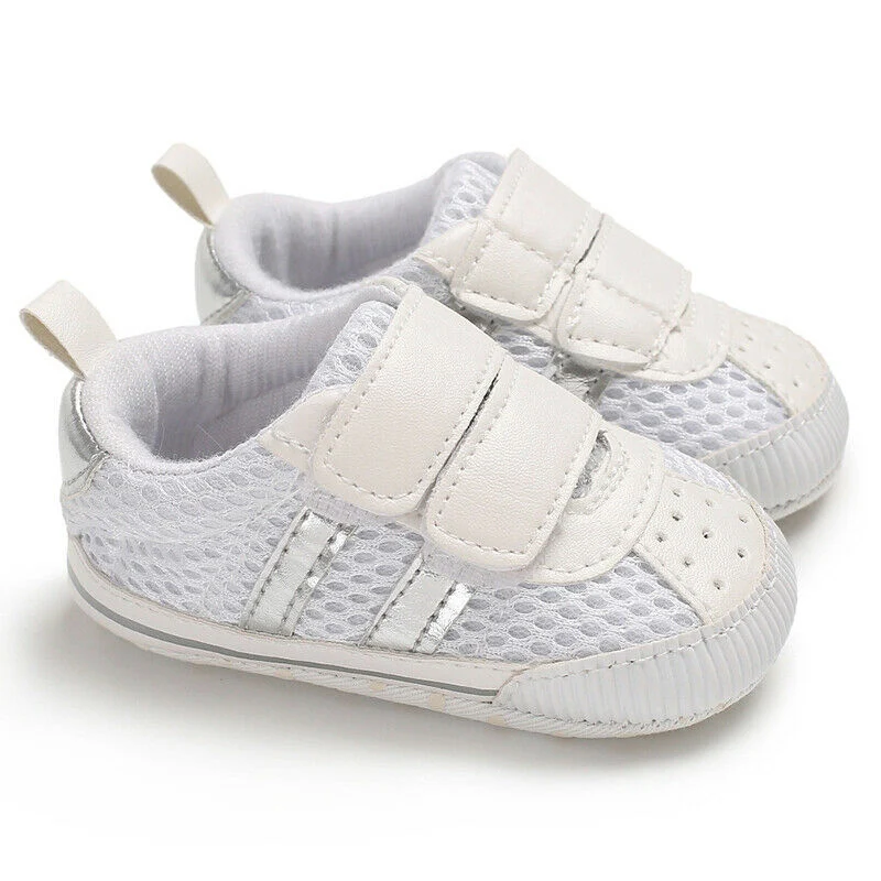 Baby Shoes Casual Stripe Sport Ventilation Cotton Soft Bottom Footwear Infant 0-18M Newborn First walker | Детская одежда и обувь