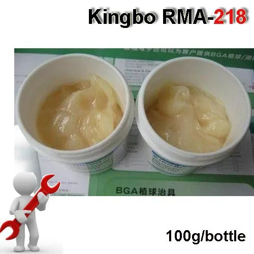 Промо-акции! Чистый Kingbo RMA-218 bga припой флюс паста припой 100 г для SMT реболлинга