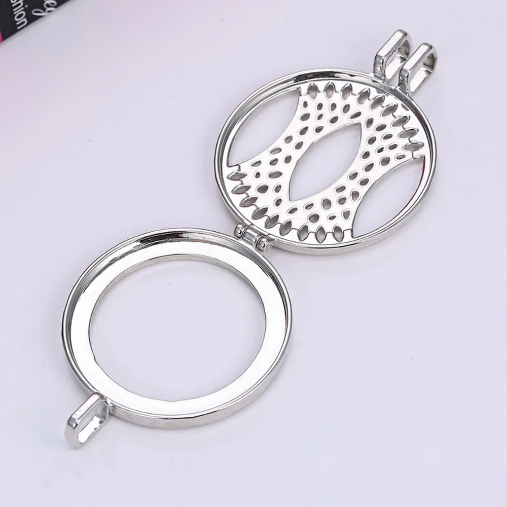 Ароматерапия ювелирные изделия ожерелье Винтаж мои DIY монеты угол крыло медальон