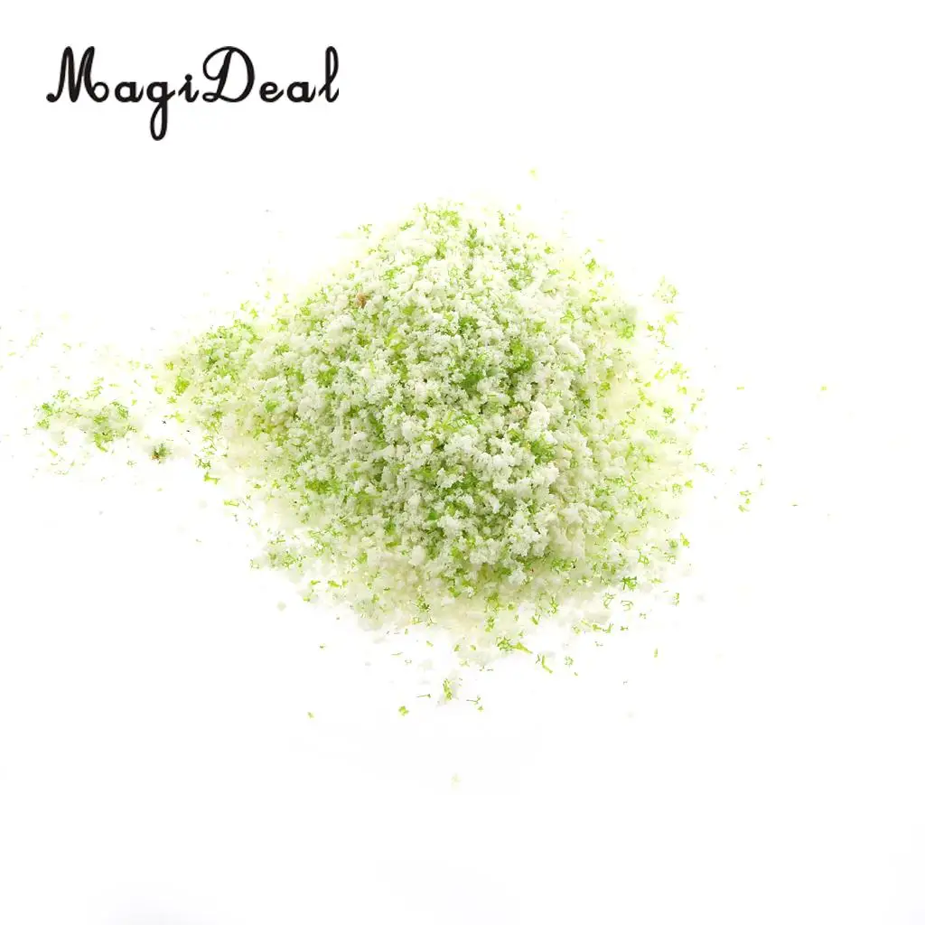 Light Green White MagiDeal 1 упаковка губка для строительства мини дерево листья модель с листвой пейзаж для поезда трек хедж Декор детей DIY игрушка 9 цветов - Цвет: Light Green White