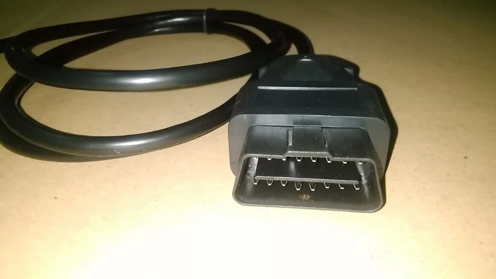 Кабель RS232 DB9 к OBD2 16-контактный разъем диагностический Соединительный адаптер 5