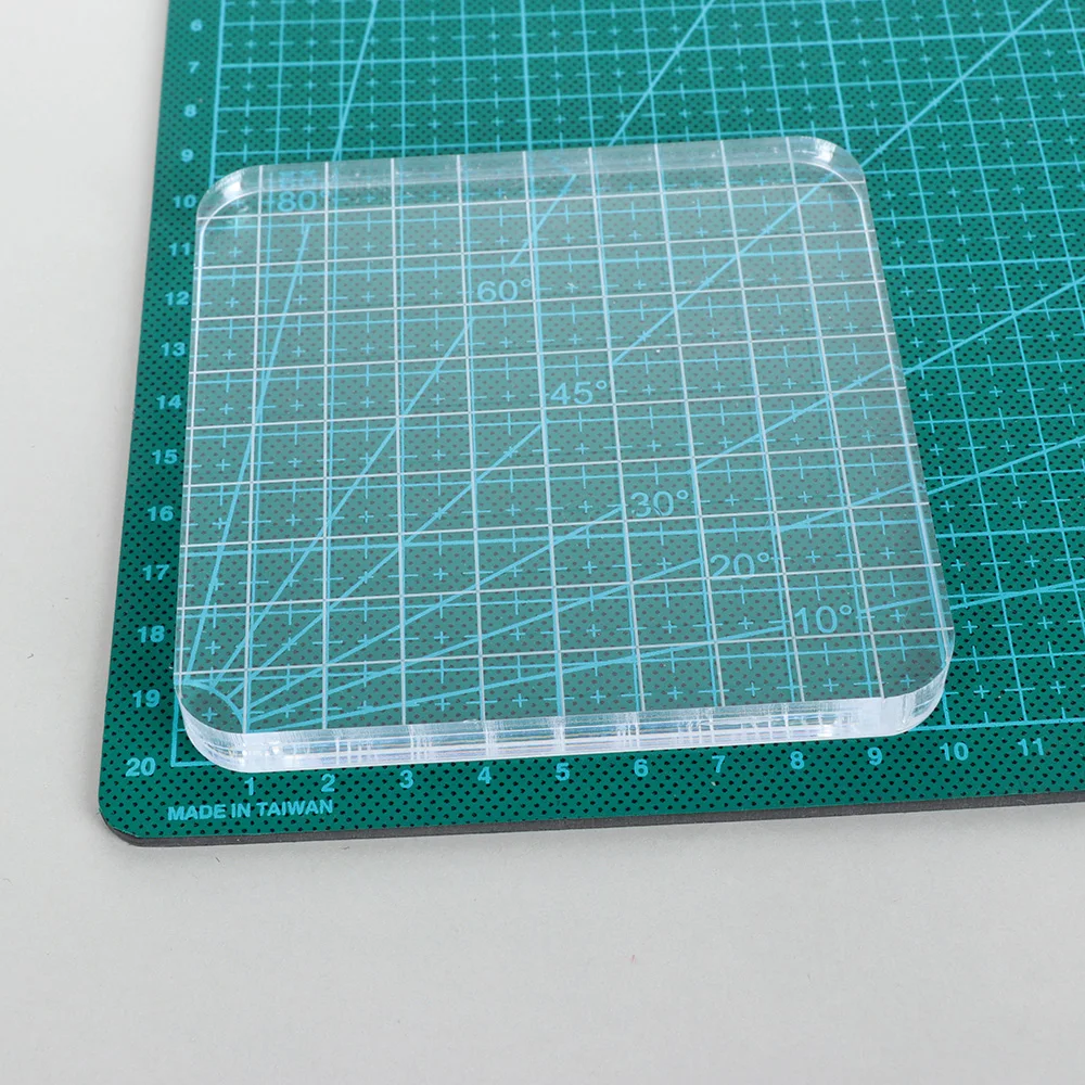 Прямоугольник высокой прозрачности 1 шт. акриловый блок для рукоделия
