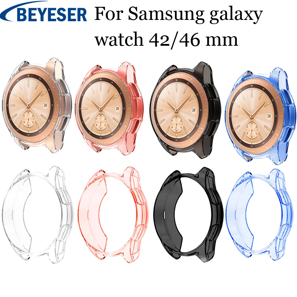 Защитный чехол из ТПУ для Samsung Galaxy Watch 46 мм аксессуары смарт часов Защитные чехлы 42