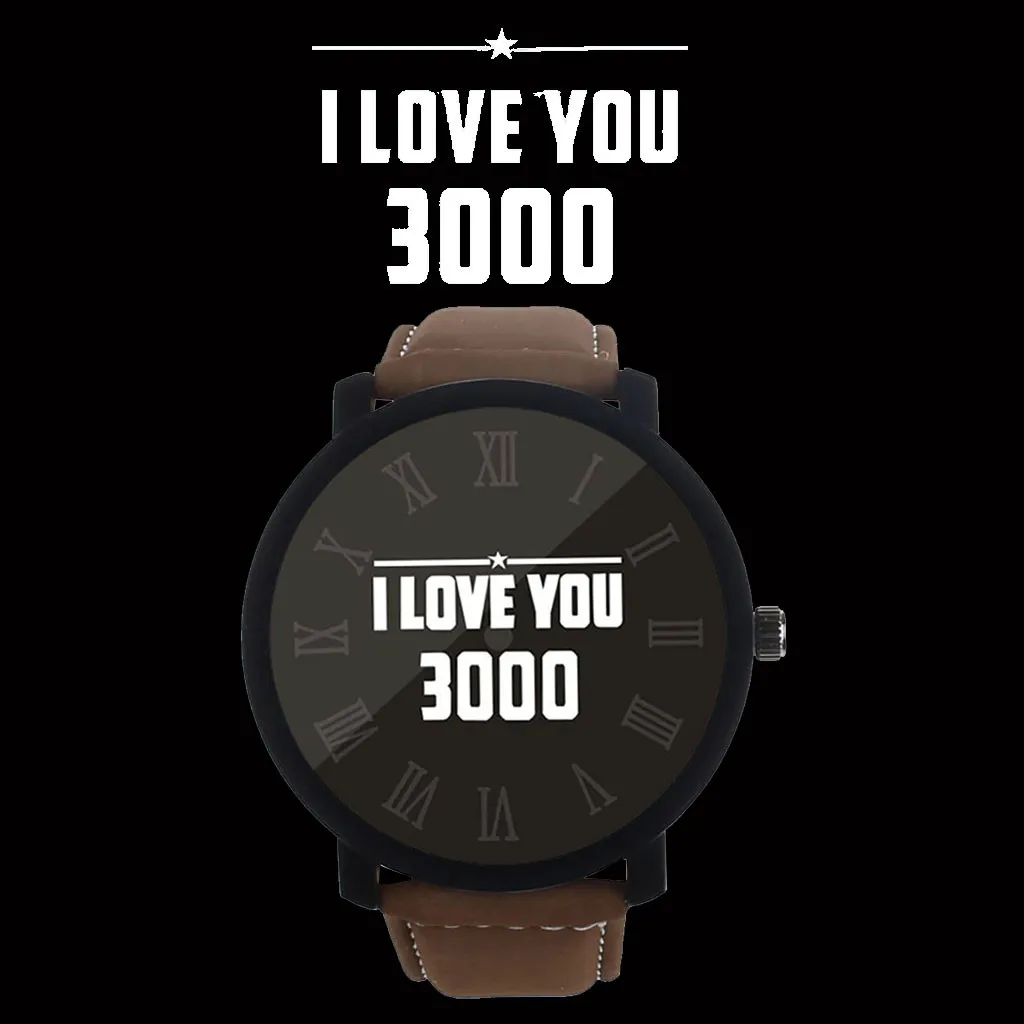 Женские модные часы с хронографом из нержавеющей стали I love you Three тысяча белое